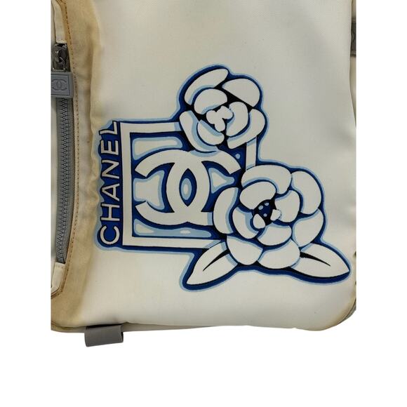 CHANEL Nylon Camellia Sports Tote Bag*Authenticity Card Included*RARE BAG - Picture 3 of 16